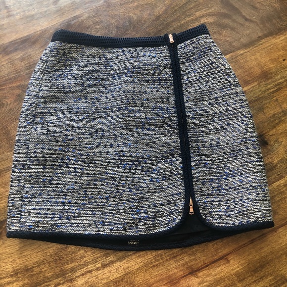 J. Crew Dresses & Skirts - J crew blue “tweed” skirt